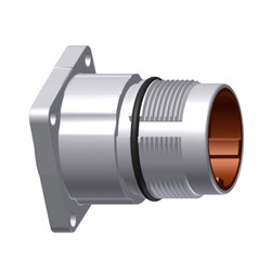 M23 4 Kontak Panel Tip Erkek 180° (Düz) Konnektör  TE CONNECTİVİTY INTERCONTEC  C53A040NN00000200000