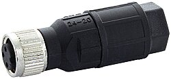 7000-08365-0000000 M8 female 0° A-cod. IDC 3-pol., 0,25 - 0,5mm², 2,5 - 5mm