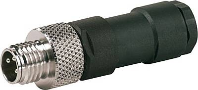 7000-08421-0000000 M8 male 0° A-cod. solder pins 4-pol., 0.25mm², 3,5 - 5mm - 1