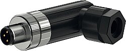 7000-08435-0000000 M8 male 90° A-cod. Push-Lock 3-pol., 0,14 - 0,5mm², 3,5 - 5,5 mm