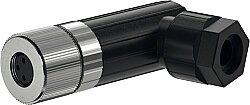 7000-08515-0000000 M8 female 90° A-cod. Push-Lock 3-pol., 0,14 - 0,5mm², 3,5 - 5,5 mm