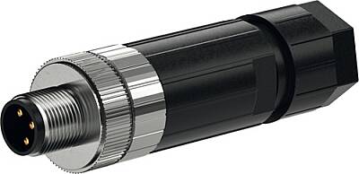 7000-08605-0000000 M8 male 0° A-cod. Push-Lock 3-pol., 0,14 - 0,5mm², 3,5 - 5,5 mm - 1