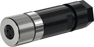 7000-08625-0000000 M8 female 0° A-cod. Push-Lock 3-pol., 0,14 - 0,5mm², 3,5 - 5,5 mm - 1