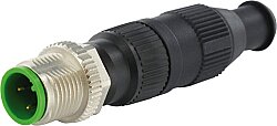 7000-12482-0000000 M12 male 0° A-cod. IDC 4-pol., 0,25 - 0,5mm², 4 - 5,1mm