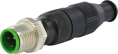7000-12482-0000000 M12 male 0° A-cod. IDC 4-pol., 0,25 - 0,5mm², 4 - 5,1mm - 1