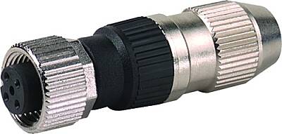 7000-12581-0000000 M12 female 0° A-cod. IDC 3-pol., 0.25 - 0.5mm², 4 - 5,1mm - 1