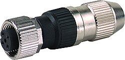 7000-12601-0000000 M12 female 0° A-cod. IDC 4-pol., 0.25 - 0.5mm², 4 - 5,1mm