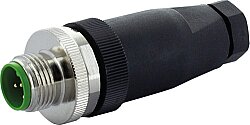 7000-12702-0000000 M12 male 0° A-cod. screw terminal 4-pol., max. 0,75mm², 4 - 6mm