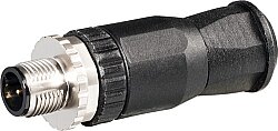 7000-12734-0000000 M12 male 0° A-cod. screw terminal 4-pol., 0,14 - 1,5mm², 2,5 - 8mm