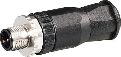 7000-12734-0000000 M12 male 0° A-cod. screw terminal 4-pol., 0,14 - 1,5mm², 2,5 - 8mm - 1