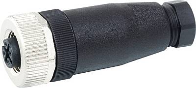 7000-12901-0000000 M12 female 0° A-cod. screw terminal 4-pol., max. 0,75mm² 4 - 6mm - 1