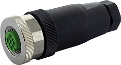 7000-12922-0000000 M12 female 0° A-cod. screw terminal 5-pol., max. 0,75mm² 4 - 6mm