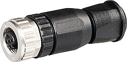 7000-12931-0000000 M12 female 0° A-cod. screw terminal 5-pol., 0,14 - 1,5mm², 2,5 - 8mm