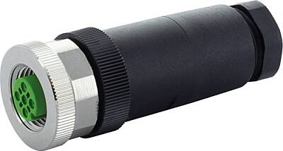 7000-12962-0000000 M12 female 0° A-cod. screw terminal 5-pol., max. 0,75mm², 6 - 8mm - 1