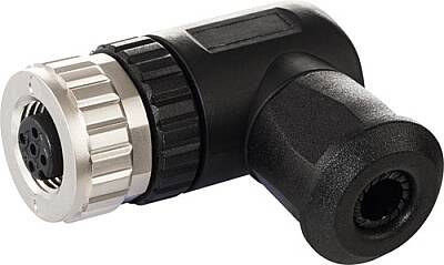 7000-13011-0000000 M12 female 90° A-cod. screw terminal 5-pol., 0,14 - 1,5mm², 2,5 - 8mm - 1