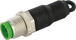 7000-13483-0000000 M12 MALE 0° CODING PLUG JUMPER 1-4