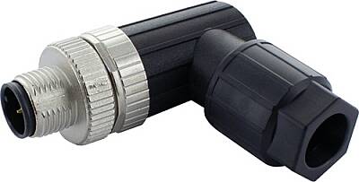 7000-13811-0000000 M12 male 90° A-cod. Push-Lock 4-pol., 0.14 - 0.75mm², 4 - 8mm - 1
