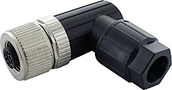7000-13851-0000000 M12 female 90° A-cod. Push-Lock 4-pol., 0.14 - 0.75mm², 4 - 8mm