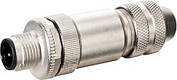 7000-14002-0000000 M12 male 0° B-cod. screw terminal shielded 5-pol., max. 0.75mm², 4 - 6mm, shielded