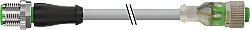 7000-40042-2350700 M12 male 0° / M12 female 0° A-cod. LED PUR 5x0.34 gy UL/CSA+drag ch. 7m - 2