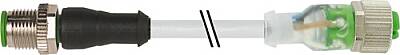 7000-40311-2340450 M12 male 0° / M12 female 0° A-cod. LED PUR 4x0.34 gy UL/CSA+drag ch. 4.5m - 1