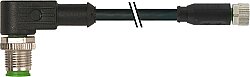 7000-40661-6100150 M12 male 90° / M8 female 0° A-cod. PVC 3x0.25 bk UL/CSA 1.5m