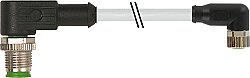 7000-40681-2100500 M12 male 90° / M8 female 90° A-cod. PVC 3x0.25 gy UL/CSA 5m