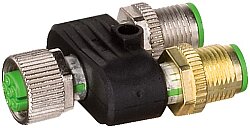 7000-42721-0000000 T Coupler M12 female / 2x M12 male A-cod. 5-pol.