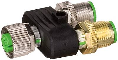 7000-42721-0000000 T Coupler M12 female / 2x M12 male A-cod. 5-pol. - 1