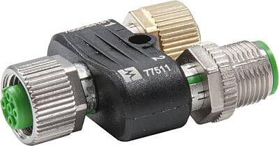 7000-44161-0000000 T-Coupler M12 female / M12 male + female B-cod. 5-pol., Profibus - 1
