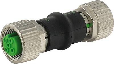 7000-44221-0000000 Adaptor M12 female / M12 female B-cod. shiel. 2-pol., Profibus - 1