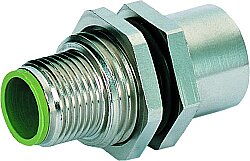 7000-46111-0000000 M12-PANEL FEED THROUGH 6POLE A CODED