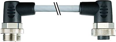 7000-50051-9650050 7/8'' male 90° / 7/8'' female 90° PUR 5x1.0 gy 0.5m - 1