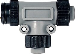 7000-50061-0000000 T-Coupler 7/8'' female / 7/8'' male + 7/8'' female 5-pol.