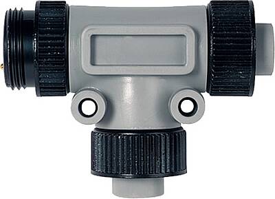 7000-50061-0000000 T-Coupler 7/8'' female / 7/8'' male + 7/8'' female 5-pol. - 1