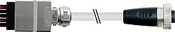 7000-50301-9620015 7/8'' female 0° / Push Pull Power AIDA PUR 5x2.5 gy UL/CSA+drag ch. 0.15m