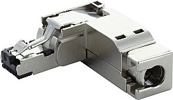 7000-74025-0000000 RJ45 male 90° IDC 4-pol., max. 6,7mm, shielded, CAT5