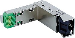 7000-74085-0000000 RJ45 Heavy Duty male 90° up IDC 8-pol., AWG26-24, 5- 9mm, shielded, CAT5