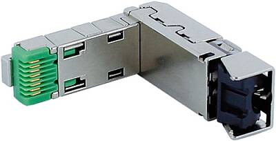 7000-74085-0000000 RJ45 Heavy Duty male 90° up IDC 8-pol., AWG26-24, 5- 9mm, shielded, CAT5 - 1