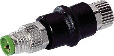 7000-88501-0000000 Adaptor M8 male / M8 female A-cod. 4-pol. / 3-pol., conf. 1,3,4 - 1