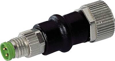 7000-88531-0000000 Adaptor M8 male / M12 female A-cod. 4-pol. / 4-pol., conf. 1,2,3,4 - 1