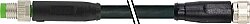 7000-89341-6960200 M8 male 0° / M8 female 0° A-cod. PUR 8x0.14 bk UL 2m