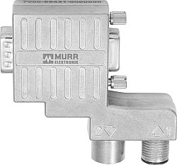 7000-99431-0000000 Adapter M12 male/ female B-cod. / D-Sub 9-pol. 90° Shielded, 12Mbit/s
