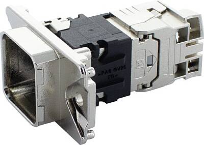 7000-99595-0000000 Wall bushing for push pull RJ45 Including RJ45 insert with IDC cable connection - 1
