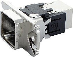 7000-99597-0000000 RJ45 mounting frame for PP RJ45 Including RJ45 coupling module