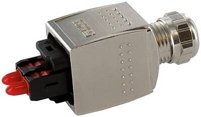 7000-99701-0000000 Push Pull SCRJ POF male 0° screw connection 2-pol., POF 1mm, 6,5 - 9,5mm - 1
