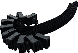 7000-99852-0000000 Velcro base including velcro for ITEM-profiles Clamping range 4-20mm, width 10mm, length 150mm
