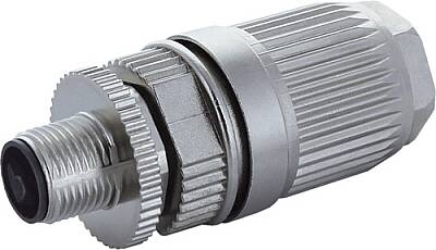 7000-P4391-0000000 M12 Power male 0° L-cod. IDC 5-pol., 0,75 - 1,5mm², 5,8 - 13,5mm, shielded - 1