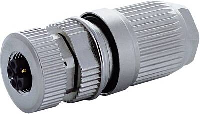 7000-P4421-0000000 M12 Power female 0° L-cod. IDC 5-pol., 0,75 - 1,5mm², 5,8 - 13,5mm, shielded - 1