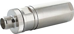 7000-P4651-0000000 M12 Power male 0° L-cod. Push-Lock 5-pol., 1.5 - 2.5mm², 8 - 13mm, metal housing
